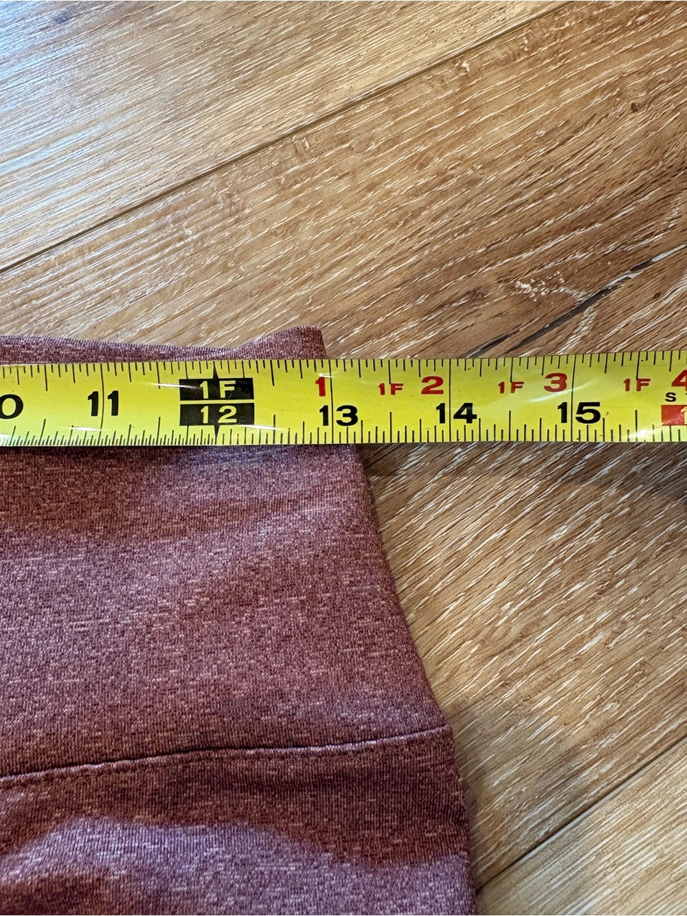 Nike Women's Maroon Stretch High-Waist Spandex- size M - Picture 6 of 7